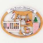 Baby's First Christmas Ornament - Pink (image for) Baby's First Christmas Ornament - Pink