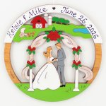 Farm/Outdoor Wedding Ornament (image for) Farm/Outdoor Wedding Ornament